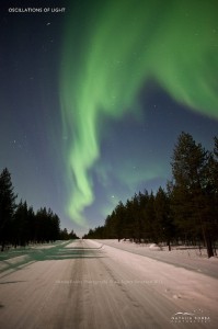 The Northern Lights over Ivalo, Finland